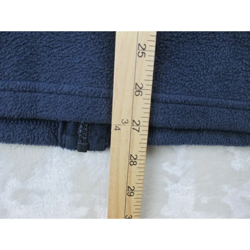 VINTAGE Olympics Sweater Mens 2XL XXL Blue Fleece Full Zip USA 90s*
